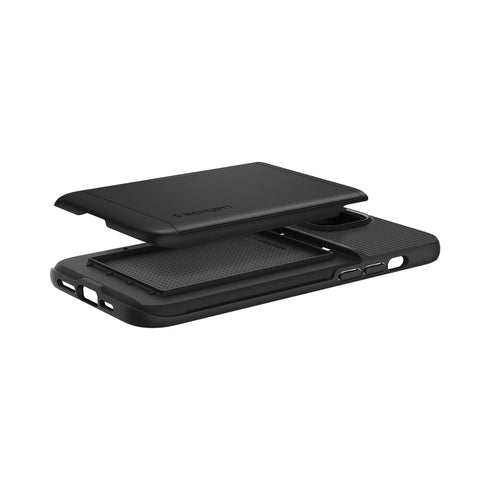 ACS04835 - iPhone 14 Pro Max Case Slim Armor CS in black showing the back